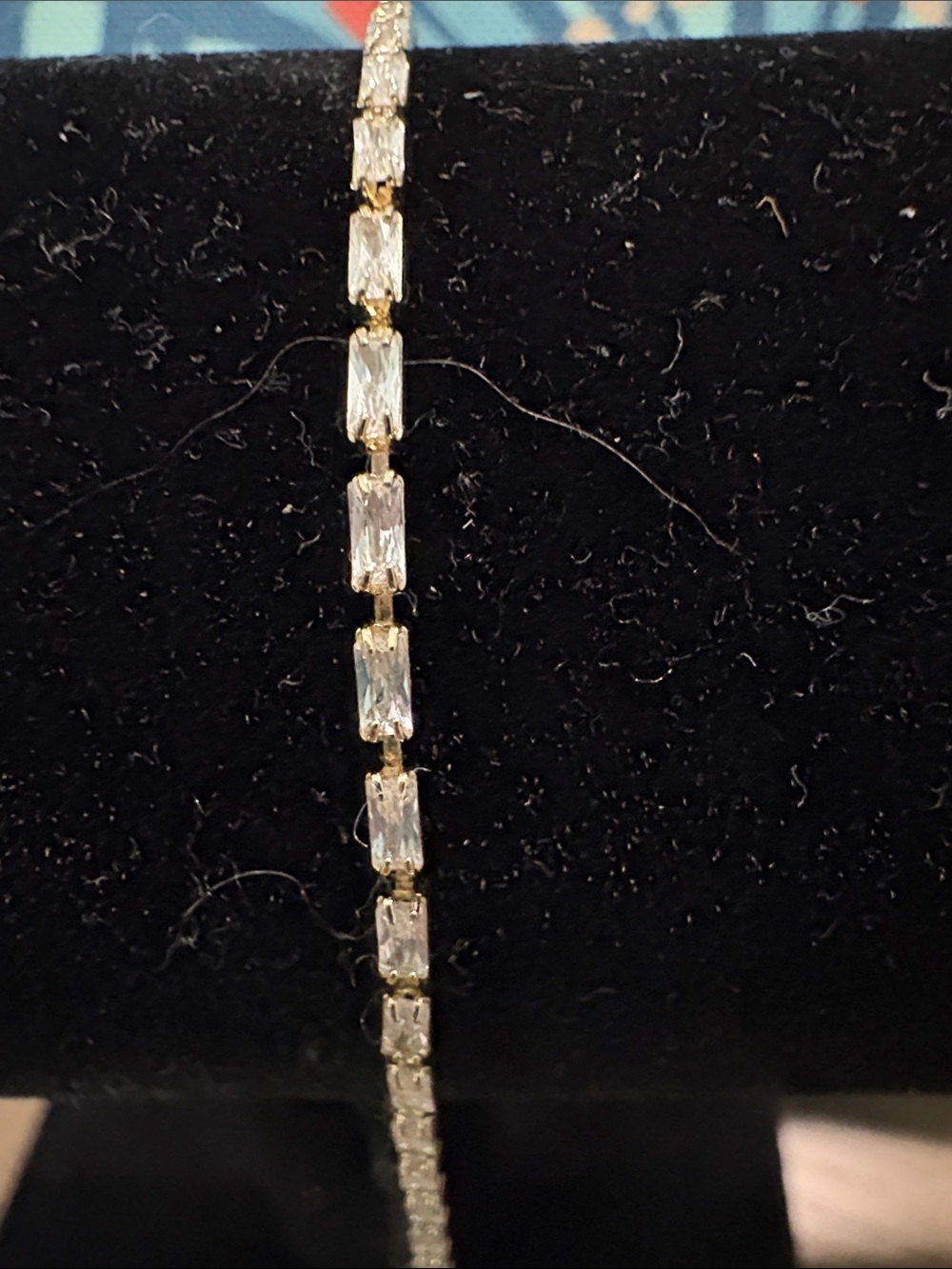 Gold Tone Pave Bracelet- Pretty Bird Jewelry - Picture 2 of 3